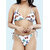 Bold & Bae Fashion Triangle Bikini Top & Bottom In White