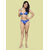 Bold & Bae Fashion Starry Print Bikini Set In blue
