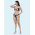 Bold & Bae Fashion Floral Bikini Set In Blue