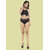 Bold & Bae Fashion Full Coverage Top Bikini Set In Black