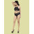 Bold & Bae Fashion Full Coverage Top Bikini Set In Black
