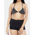 Bold & Bae Fashion Glittery Bikini With Net Full Sleeves Top