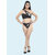 Bold & Bae Fashion One Shoulder Bikini Top And Bottom In Black