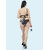 Bold & Bae Fashion One Shoulder Bikini Top And Bottom In Black