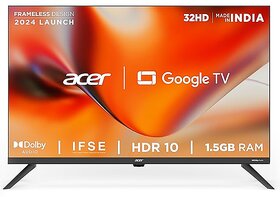 Acer J Series (32 inch) HD Ready LED Smart Google TV  (AR32HDJGR2841AD)