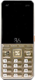 Sia 4G Pro  (Dual Sim, 2.8 Inch Display, 3000mAh Battery, Gold)