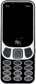 Sia Wow Pro  (Dual Sim, 2.4 Inch Display, 3000mAh Battery, Blue)