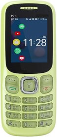 Sia Pro 312  (Dual Sim, 1.77 Inch Display, 1050mAh Battery, Lemon Green)