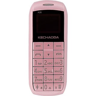 Kechaoda A26 (Dual Sim, 0.66 Inch Display, 800mAh Battery, Pink) Kechaoda A26 (Dual Sim, 0.66 Inch Display, 800mAh Battery, Pink)