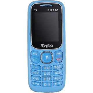 Tryto T1 312 Pro (Dual Sim, 1.8 Inch Display, 1000mAh Battery, Light Blue) Tryto T1 312 Pro (Dual Sim, 1.8 Inch Display, 1000mAh Battery, Light Blue)