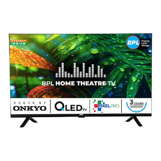BPL 80 cm (32 inches) Hometheatre Onkyo QLED TV, 32HE7542, Black