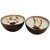 Coconut Shell Spice Candle/Diya  Eco-Friendly Scented Soy Wax Candles for Diwali  Festives - Wooden (Set of 2)