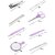 Manicure Pedicure Salon Nail Clippers and Cleaner Care Tool Set with Carry Case  Complete Grooming Kit (1 ml, Set of 9867)