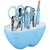 Manicure Pedicure Salon Nail Clippers and Cleaner Care Tool Set with Carry Case  Complete Grooming Kit (1 ml, Set of 9867)