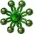 Large Blue Metal Spinner Toy New Design Fidget Spinner for Stress Relief and Fun (Pack of 1)