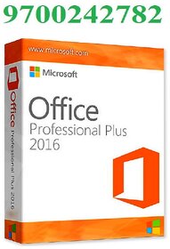 Office Professional Plus 2016 Retail Key Instant Delivery Lifetime Validity. Call 9700242782