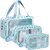 Travel Makeup Pouch Set Toiletry Bag Cosmetic Organizer Bag for Women and Girls Toiletry Storage Kit Set of 3