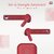 EKKO Earbeats T04 TWS: ENC Call Noise Cancellation, 50H Playtime, 10MM Driver, Twin Connect, Type-C Fast Charging, Siri & Google Assistant (Red)
