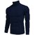 Fashlook Mens Blue Self Design Round Neck Full Sleeve Sweatshirt