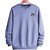 Fashlook Mens Grey Solid Round Neck Full Sleeve Sweatshirt