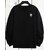 Fashlook Mens Black Solid Round Neck Full Sleeve Sweatshirt