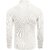 Fashlook Mens White Self Design Round Neck Full Sleeve Sweatshirt