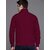 Fashlook Bomber Solid Full Sleeve Maroon Jacket for Mens