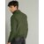Fashlook Bomber Solid Full Sleeve Light Green Jacket for Mens
