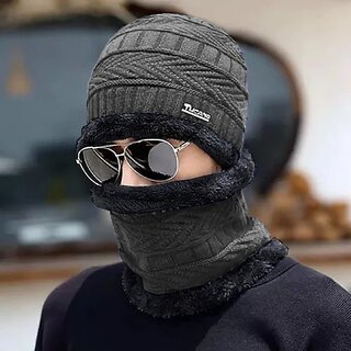 Fashlook Woolen Multicolor Casual Winter Cap Fashlook Woolen Multicolor Casual Winter Cap
