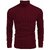 Fashlook Woven Design Full Sleeve Casual Maroon Sweaters For Mens