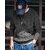 Fashlook Solid Round Neck Wool Blend Casual Grey Full Sleeve T-Shirt For Mens