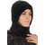 Fashlook Woolen Black Casual Winter Cap
