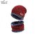 Fashlook Woolen Maroon Casual Winter Cap