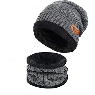                       Fashlook Woolen Multicolor Casual Winter Cap                                              