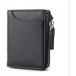 Fashlook Zipper Fold Artificial Leather Tan Wallet with 7 Card Slots Fashlook Zipper Fold Artificial Leather Tan Wallet with 7 Card Slots