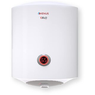                       Venus Celo Smart 10CVD 10-Litre Storage Water Heater (White, 5-Star BEE Rating)                                              