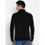 Fashlook Solid Full Sleeve Casual Black Sweaters For Mens