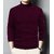 Fashlook Solid Full Sleeve Casual Maroon Sweaters For Mens