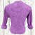 Fashlook Solid Full Sleeve Casual Purple Sweaters For Mens