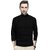 Fashlook Solid Black Full Sleeve Sweater for Men - Comfortable, Stylish, Warm Knit Pullover for Casual and Winter Wear