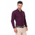 (Pack of 1) Baleshwar Mens Regular Fit Formal Shirt  Purple, Comfortable & Stylish