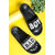 Stunt Casual Black Color Slippers For Men