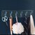 6 PCS self Adhesive Wall Hooks Bathroom Kitchen Office Outdoors, Hanging Coat Cloth Towel Key Decorations