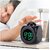 Digital LCD Voice Talking Function Clock | LED Wall/Ceiling Projection with Alarm/Snooze/Temperature Display 12hr/24hr Clock (Multi-ColorPack of 1).