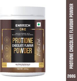 Enrrich One PROTIONE POWDER Protein Shake(200 g, Chocolate)(153497652)