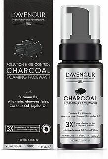 L'avenour Charcoal Foaming Facewash Face Wash (100 ml)