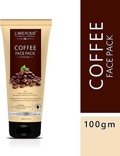 L'avenour Coffee Face Pack for Brightens Skin Tone, Reduce Wrinkles & Hyperpigmentation (100 g)