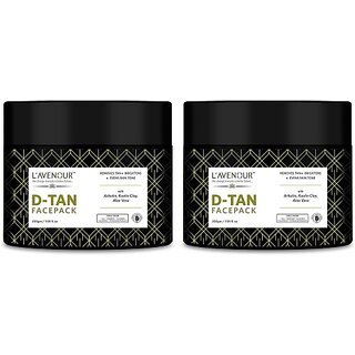 L'avenour D-Tan Face Pack For Tan Removal, Instant Glow, Brightens & Even Skin Tone (400 g) L'avenour D-Tan Face Pack For Tan Removal, Instant Glow, Brightens & Even Skin Tone (400 g)