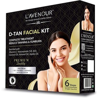 L'avenour D-Tan Facial Kit for Instant Glow, Deep Cleanses, Removes Tan & Pigmentation (30 ml) L'avenour D-Tan Facial Kit for Instant Glow, Deep Cleanses, Removes Tan & Pigmentation (30 ml)