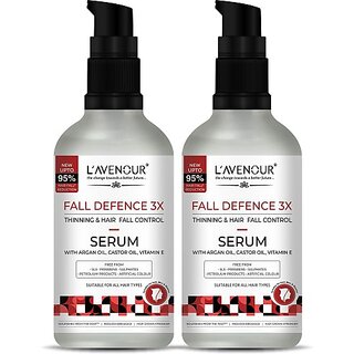 L'avenour Thinning & Hair Fall Control Serum For Repair Damaged Hair - Pack of 2 (100 ml)